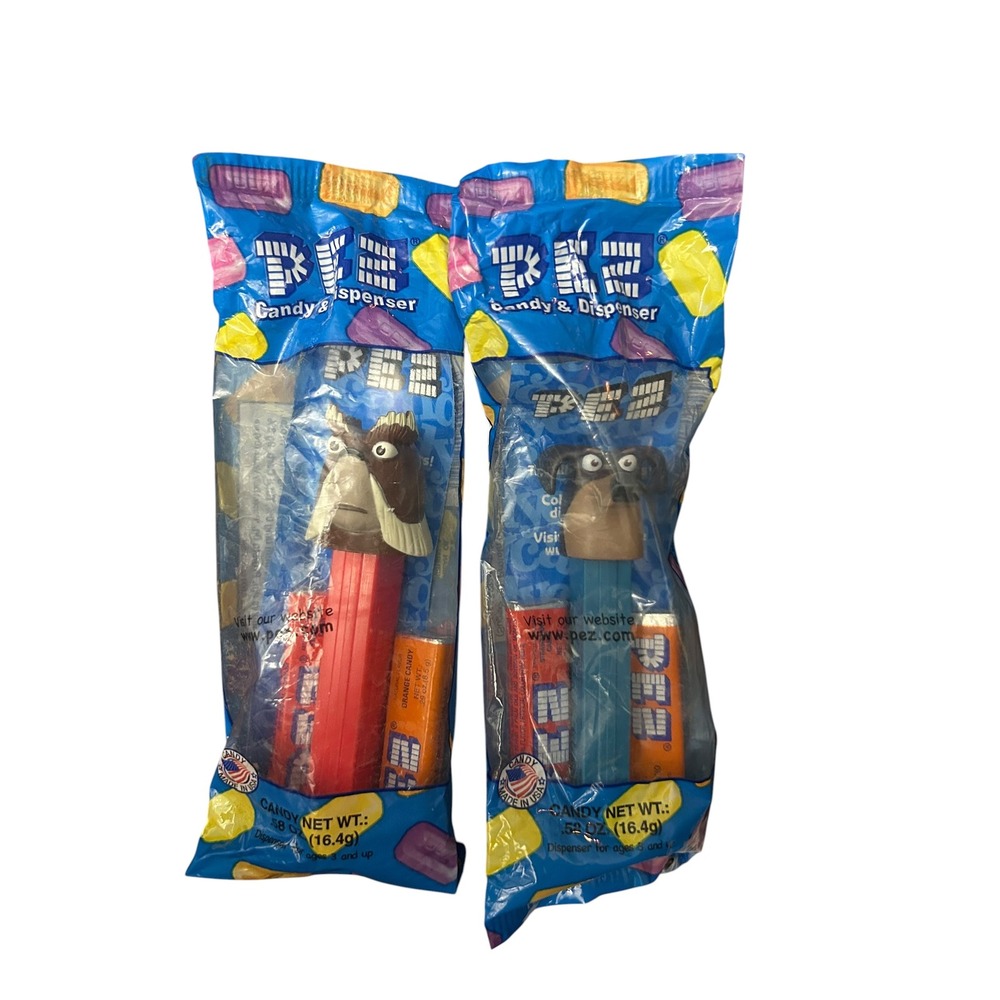 Vintage 2006 PEZ Open Season Dispensers Lot of 2 McSquizzy & Mr Weenie NIP New